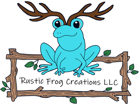 rustic frog logo